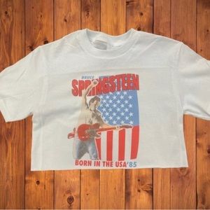 Vintage Style Bruce Springsteen Crop Tee